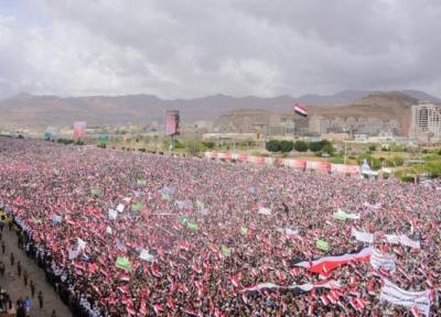خبرنگاران تظاهرات گسترده در شمال یمن به مناسبت روز ملی مقاومت